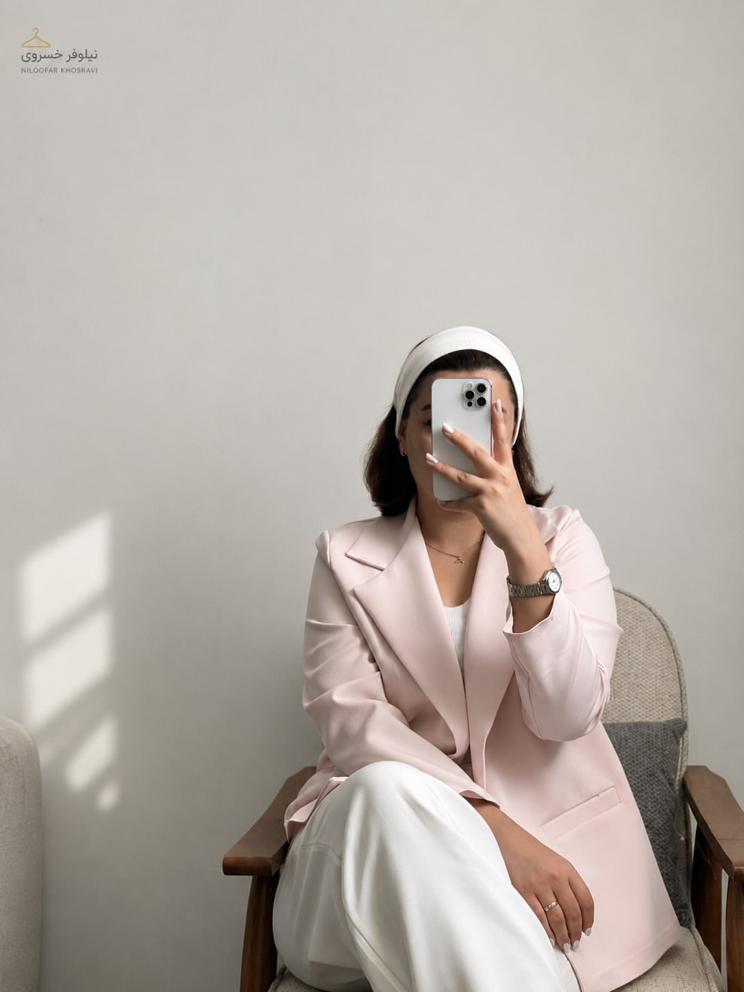 کت  صورتی پودری بهار کد 40514
